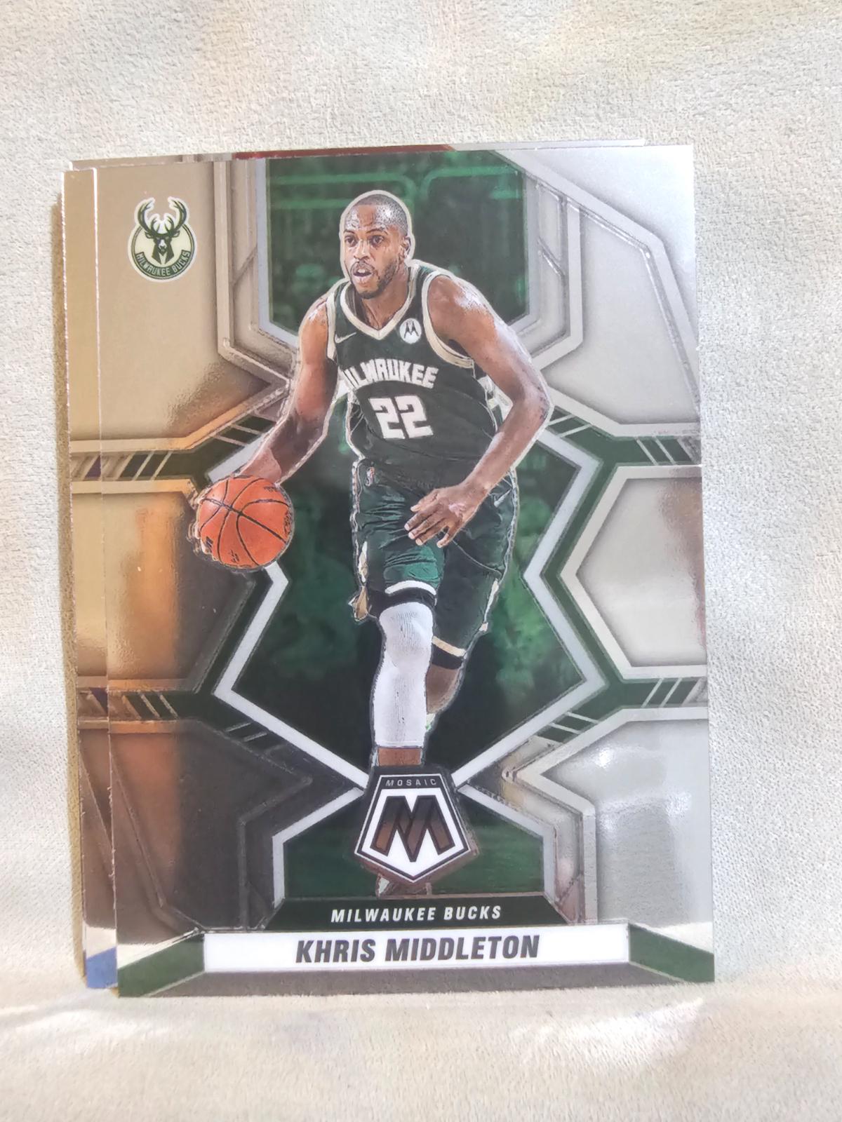 Khris Middleton #155 Prices | 2021 Panini Mosaic | Basketball Cards