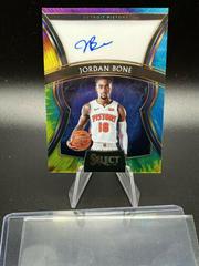 Jordan Bone [Tie Dye Prizm] #RS-JBN Basketball Cards 2019 Panini Select Rookie Signatures Prices