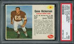 Gene Hickerson [Hand Cut] Football Cards 1962 Post Cereal Prices