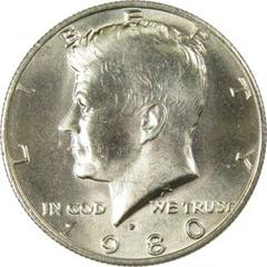 1980 P Coins Kennedy Half Dollar Prices