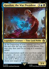 Rassilon, the War President [Foil] #755 Magic Doctor Who Prices