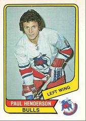 Paul Henderson Hockey Cards 1976 O-Pee-Chee WHA Prices