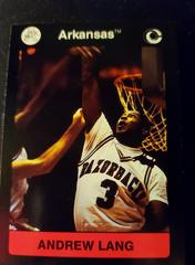 Andrew Lang #67 Basketball Cards 1991 Collegiate Collection 12th National Prices
