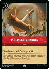 Peter Pan's Dagger Lorcana Rise of the Floodborn Prices