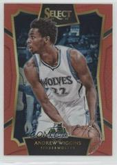 Andrew Wiggins [Red Prizm] #1 Basketball Cards 2015 Panini Select Prices