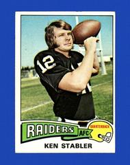 Ken Stabler Football Cards 1975 Topps Prices