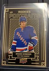 Braden Schneider Hockey Cards 2022 Upper Deck UD Portraits Prices
