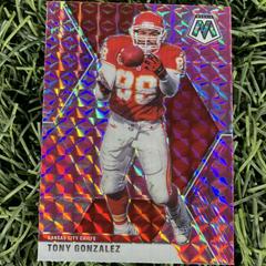 Tony Gonzalez [Camo Pink] Football Cards 2020 Panini Mosaic Prices