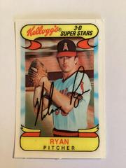 Nolan Ryan Baseball Cards 1978 Kellogg's Prices
