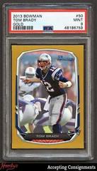 Tom Brady [Gold] Football Cards 2013 Bowman Prices