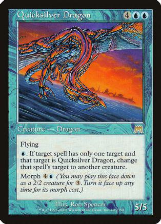 Quicksilver Dragon [Foil] Magic Onslaught