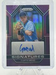 Curtis Mead [Purple] #SIG-CM Baseball Cards 2023 Panini Prizm Signatures Prices