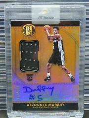 Dejounte Murray [Jersey Autograph] #225 Basketball Cards 2016 Panini Gold Standard Prices
