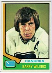 Barry Wilkins #182 Hockey Cards 1974 Topps Prices