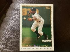 Bio Roberts #144 Baseball Cards 1995 Topps Cyberstats Prices