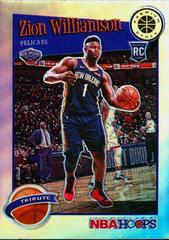Zion Williamson [Silver] #296 Basketball Cards 2019 Panini Hoops Prices