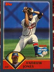 Andruw Jones #38 Baseball Cards 2003 Topps Opening Day Prices