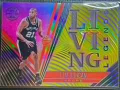 Tim Duncan [Asia Red and Yellow] #2 Basketball Cards 2020 Panini Illusions Living Legends Prices
