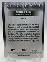 Back Of Card | Buster Posey Baseball Cards 2022 Topps Stars of MLB