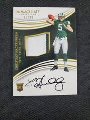 Christian Hackenberg [Patch Autograph] Football Cards 2016 Panini Immaculate Prices