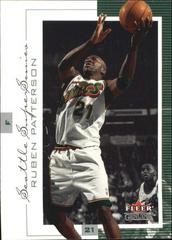 Ruben Patterson #20 Basketball Cards 2000 Fleer Genuine Prices