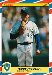 Teddy Higuera Baseball Cards 1988 Fleer Superstars Prices
