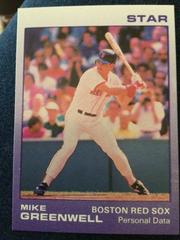 Mike Greenwell #9 Baseball Cards 1988 Star Prices