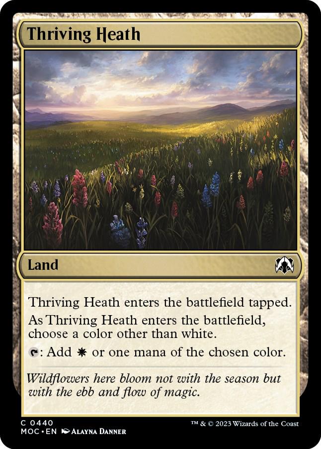 Thriving Heath #440 Magic March of the Machine Commander