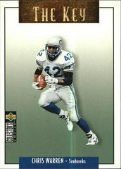 Chris Warren [Gold] #U88 Football Cards 1995 Collector's Choice Update Prices