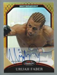 Urijah Faber [Gold] Ufc Cards 2011 Finest UFC Autographs Prices