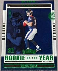 Davis Mills [Green] #ROY-DMI Football Cards 2021 Panini Contenders Rookie of the Year Prices