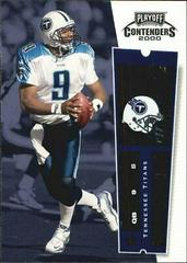 Steve McNair #92 Football Cards 2000 Playoff Contenders Prices