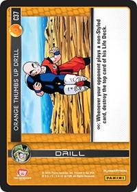 Orange Thumbs Up Drill C37 Dragon Ball Z Perfection