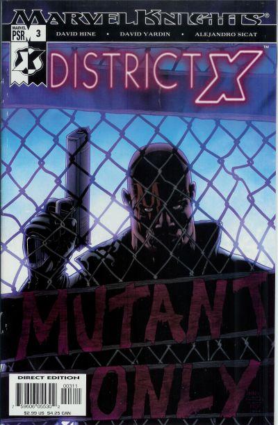 District X #3 (2004) Comic Books District X