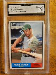 Reggie Jackson Baseball Cards 2010 Topps Vintage Legends Collection Prices