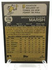 Back Of Card | Brandon Marsh Baseball Cards 2022 Topps Heritage