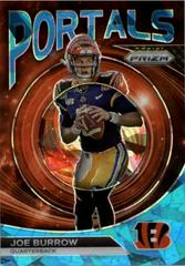 Joe Burrow [Prizms Blue Ice] #PO-3 Football Cards 2023 Panini Prizm Portals Prices