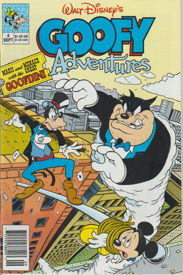 Goofy Adventures [Newsstand] #4 (1990) Comic Books Goofy Adventures