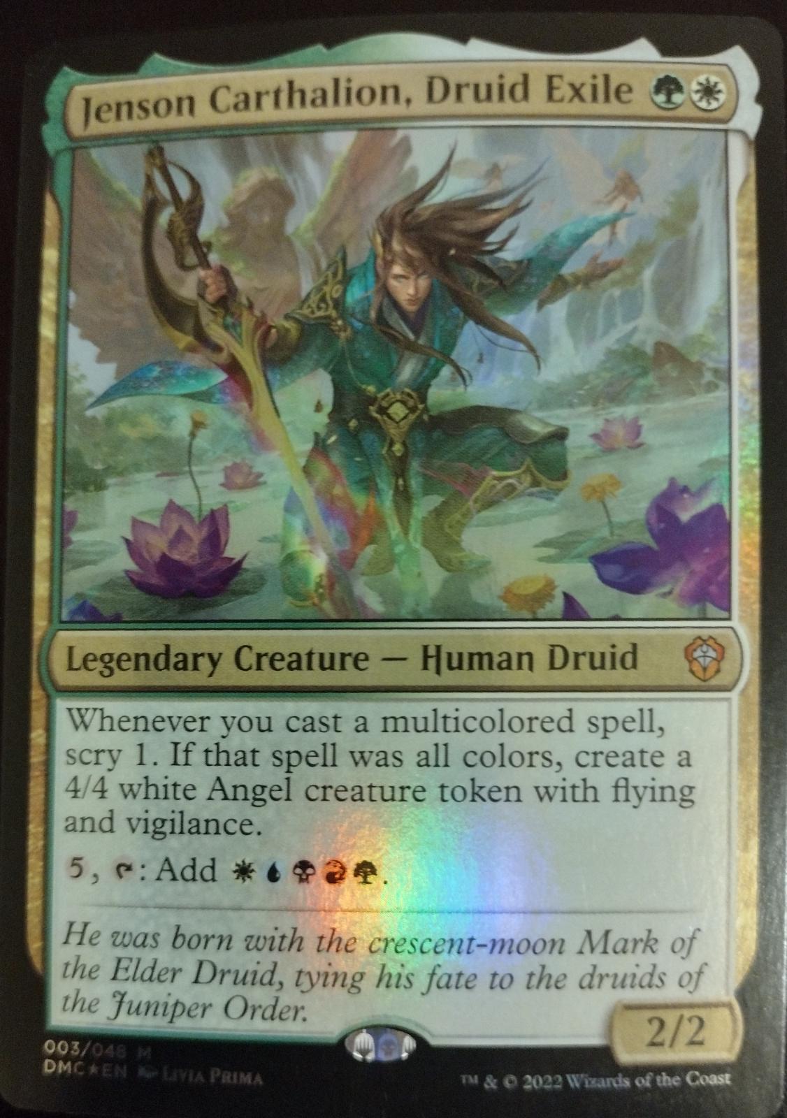 Jensen Carthalion, Druid Exile [Foil] #3 Magic Dominaria United Commander