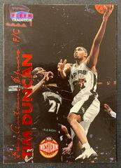 Tim Duncan [Red] #4 Basketball Cards 1999 Fleer Tradition Prices