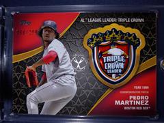 Pedro Martinez [Black] Baseball Cards 2023 Topps Crowning Achievements Commemorative Patch Prices