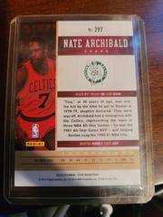 Archibald Back | Nate Archibald Basketball Cards 2014 Panini Eminence All-Star Signatures Silver