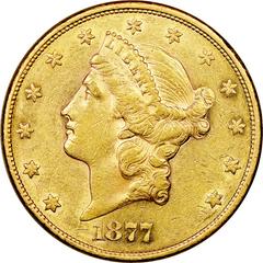1877 CC Coins Liberty Head Gold Double Eagle Prices