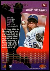 Back Of Card | Kevin Appier Baseball Cards 1994 Sportflics 2000