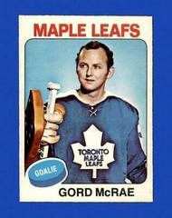 Gord McRae #203 Hockey Cards 1975 O-Pee-Chee Prices