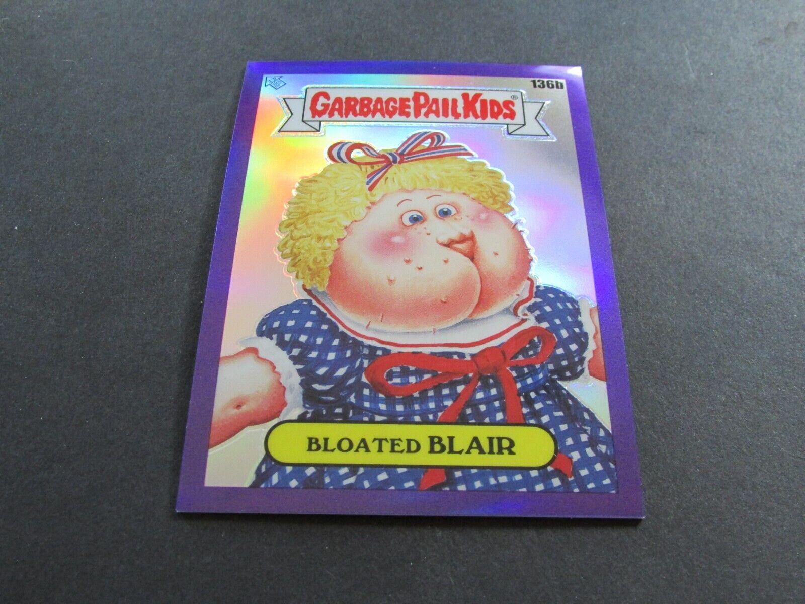 BLOATED BLAIR [Purple] #136b 2021 Garbage Pail Kids Chrome