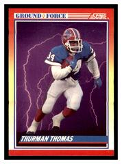 Thurman Thomas Football Cards 1990 Panini Score Prices