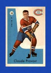 Claude Provost #18 Hockey Cards 1959 Parkhurst Prices