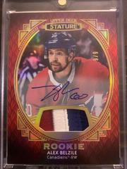 Alex Belzile [Portrait Patch Red Autograph] #172 Hockey Cards 2020 Upper Deck Stature Prices