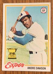 Andre Dawson #72 Baseball Cards 1978 Topps Prices
